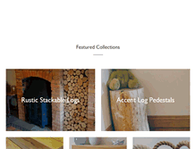Tablet Screenshot of decorativelogs.co.uk